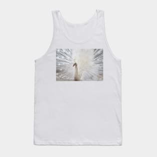 White Peacock Tank Top